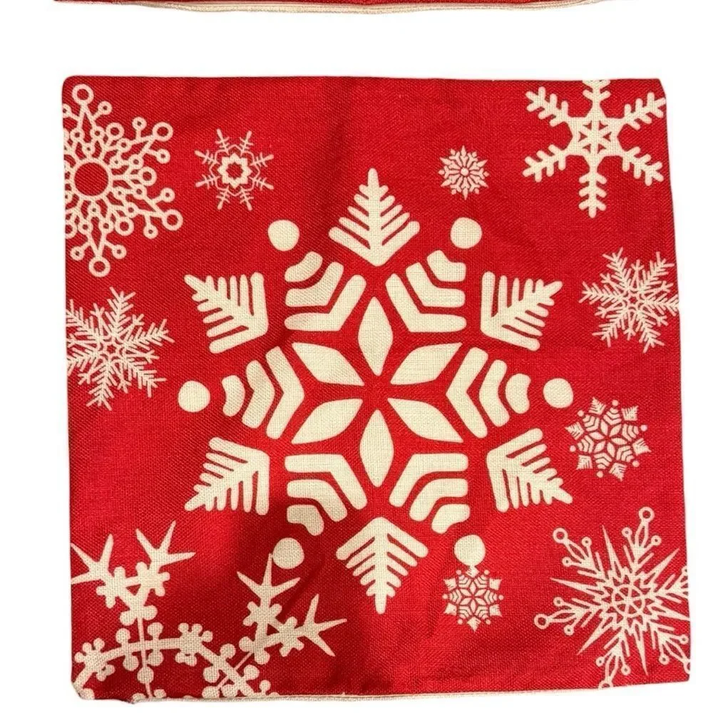 Holiday Pillow covers Set winter Christmas